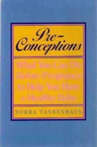 Cover of Pre-Conceptions