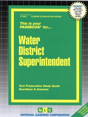 Book cover for Water District Superintendent