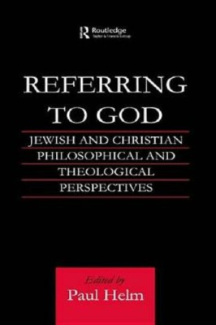 Cover of Referring to God