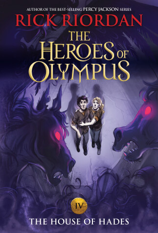 Book cover for Heroes of Olympus, The, Book Four: House of Hades, The-(new cover)