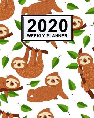 Book cover for Sloth Weekly Planner 2020