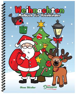 Book cover for Weihnachten Malbuch für Kleinkinder