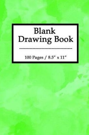 Cover of Blank Drawing Book-Green