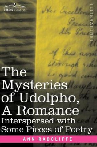 Cover of The Mysteries of Udolpho, a Romance