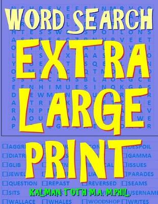 Book cover for Word Search Extra Large Print