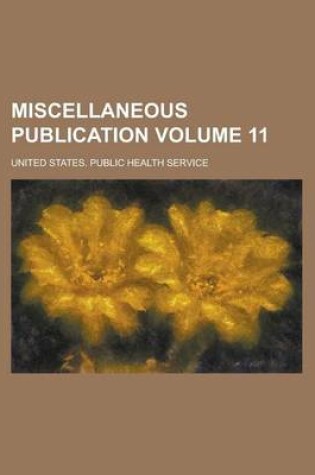 Cover of Miscellaneous Publication Volume 11