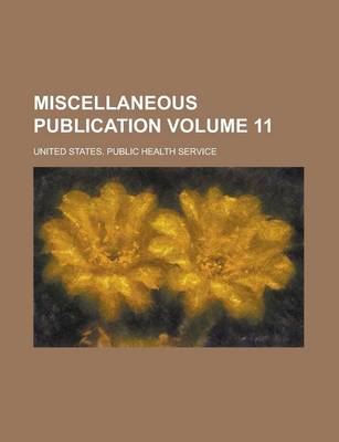 Book cover for Miscellaneous Publication Volume 11