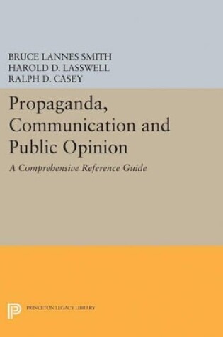 Cover of Propaganda, Communication and Public Opinion