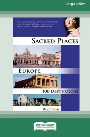 Cover of Sacred Places Europe [Standard Large Print 16 Pt Edition]