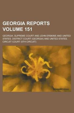 Cover of Georgia Reports Volume 151