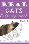 Book cover for REAL CATS Coloring Book