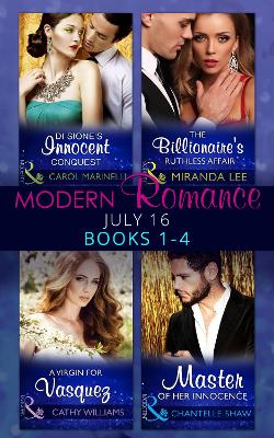 Book cover for Modern Romance July 2016 Books 1-4