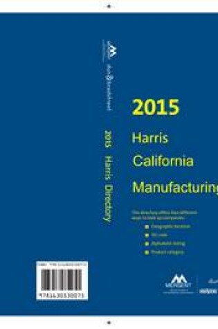 Cover of Harris California Manufacturers Directory 2015