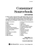 Book cover for Consumer Sourcebook