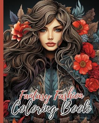 Book cover for Fantasy Fashion Coloring Book