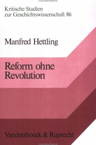 Cover of Reform Ohne Revolution