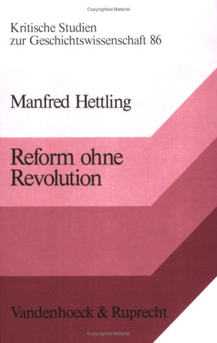 Book cover for Reform Ohne Revolution