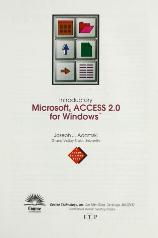 Cover of Introductory Microsoft Access 2.0 Windows