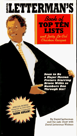 Book cover for David Lettermans List of 10