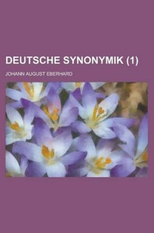 Cover of Deutsche Synonymik (1 )