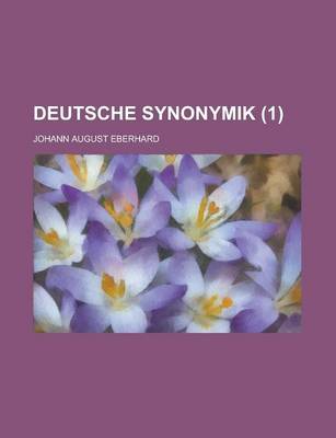Book cover for Deutsche Synonymik (1 )
