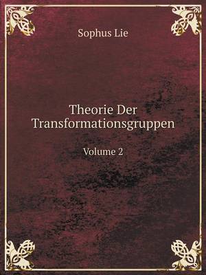 Book cover for Theorie Der Transformationsgruppen Volume 2