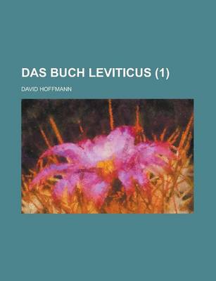Book cover for Das Buch Leviticus (1 )