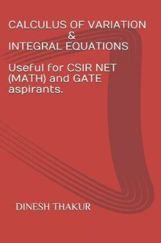 Cover of Calculus of Variation and Integral Equations