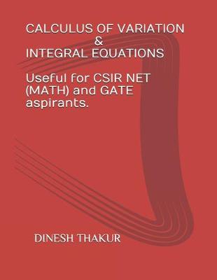 Book cover for Calculus of Variation and Integral Equations