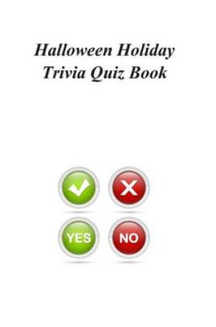 Cover of Halloween Holiday Trivia Quiz Book