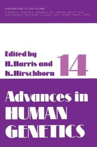 Cover of Advances in Human Genetics 14