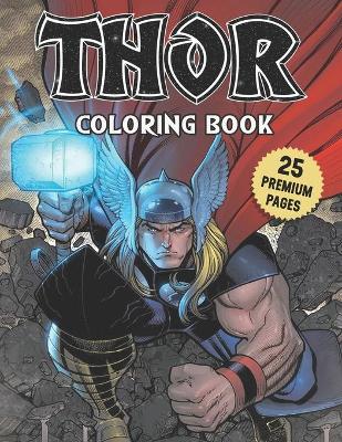 Book cover for Thor Coloring Book