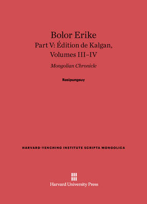Book cover for Edition de Kalgan, Volumes III-IV