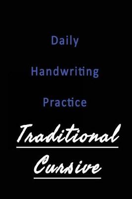 Book cover for Daily Handwriting Practice Traditional Cursive