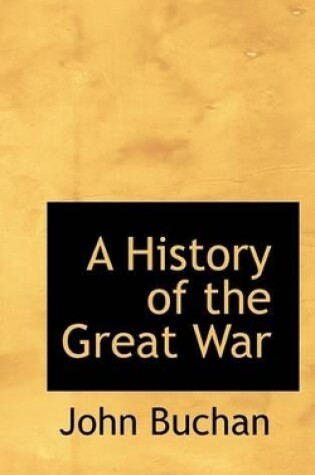 Cover of A History of the Great War