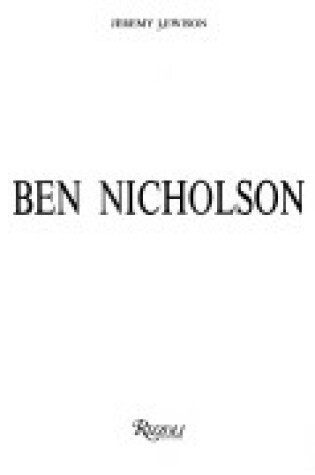 Cover of Ben Nicholson