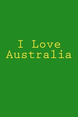 Book cover for I Love Australia