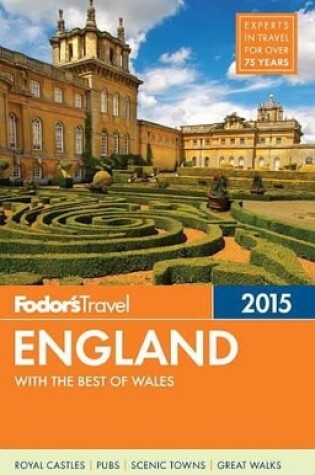 Cover of Fodor's England 2015