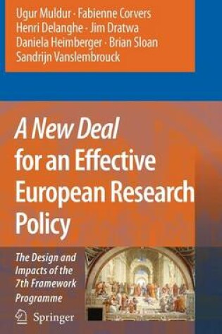 Cover of A New Deal for an Effective European Research Policy