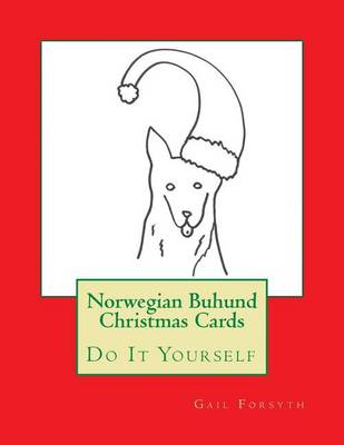 Book cover for Norwegian Buhund Christmas Cards