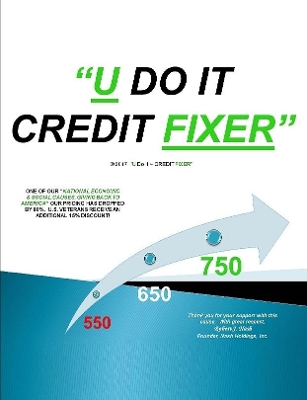 Book cover for "U Do it ~ Credit Fixer"