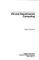 Book cover for Virtual Machine and Departmental Computing