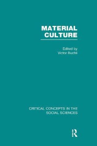 Cover of Mater Cult Crit Conc Vol 4