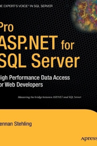 Cover of Pro ASP.NET for SQL Server