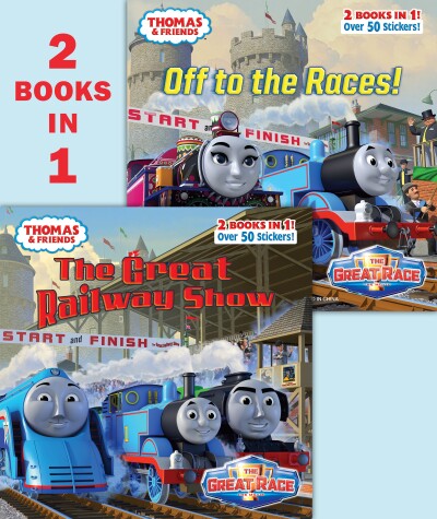 Book cover for The Great Railway Show/Off to the Races (Thomas & Friends)
