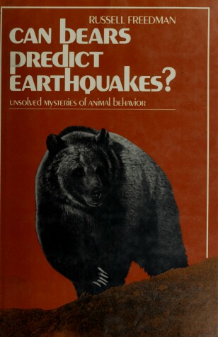 Book cover for Can Bears Predict Earthquakes?