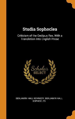 Book cover for Studia Sophoclea