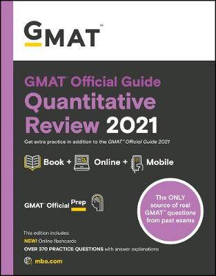 Book cover for GMAT Official Guide Quantitative Review 2021