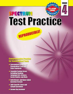 Cover of Test Practice, Grade 4