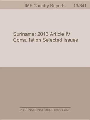 Book cover for Suriname: Selected Issues